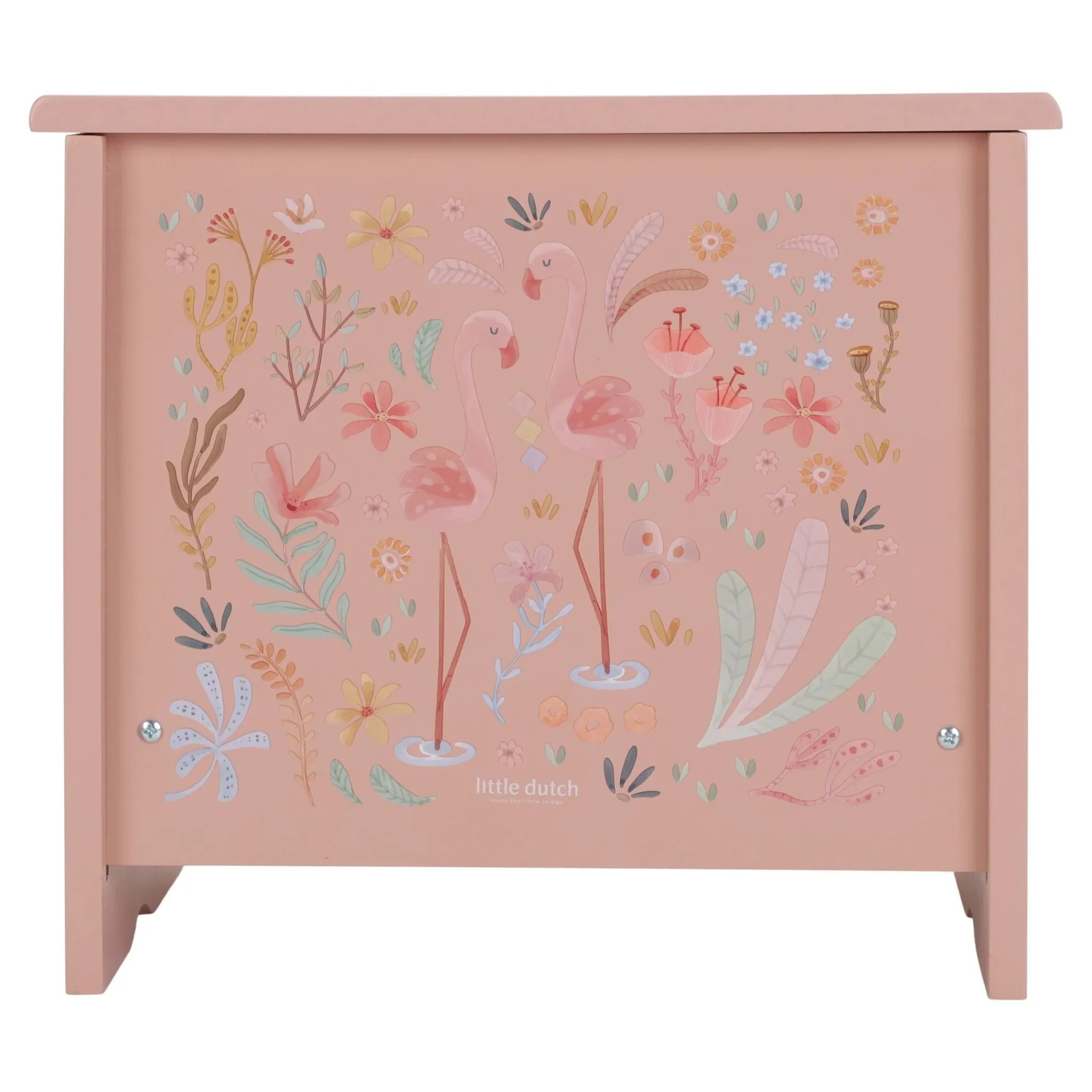 Little Dutch Wooden piano - Pink - Safari Friends Hot