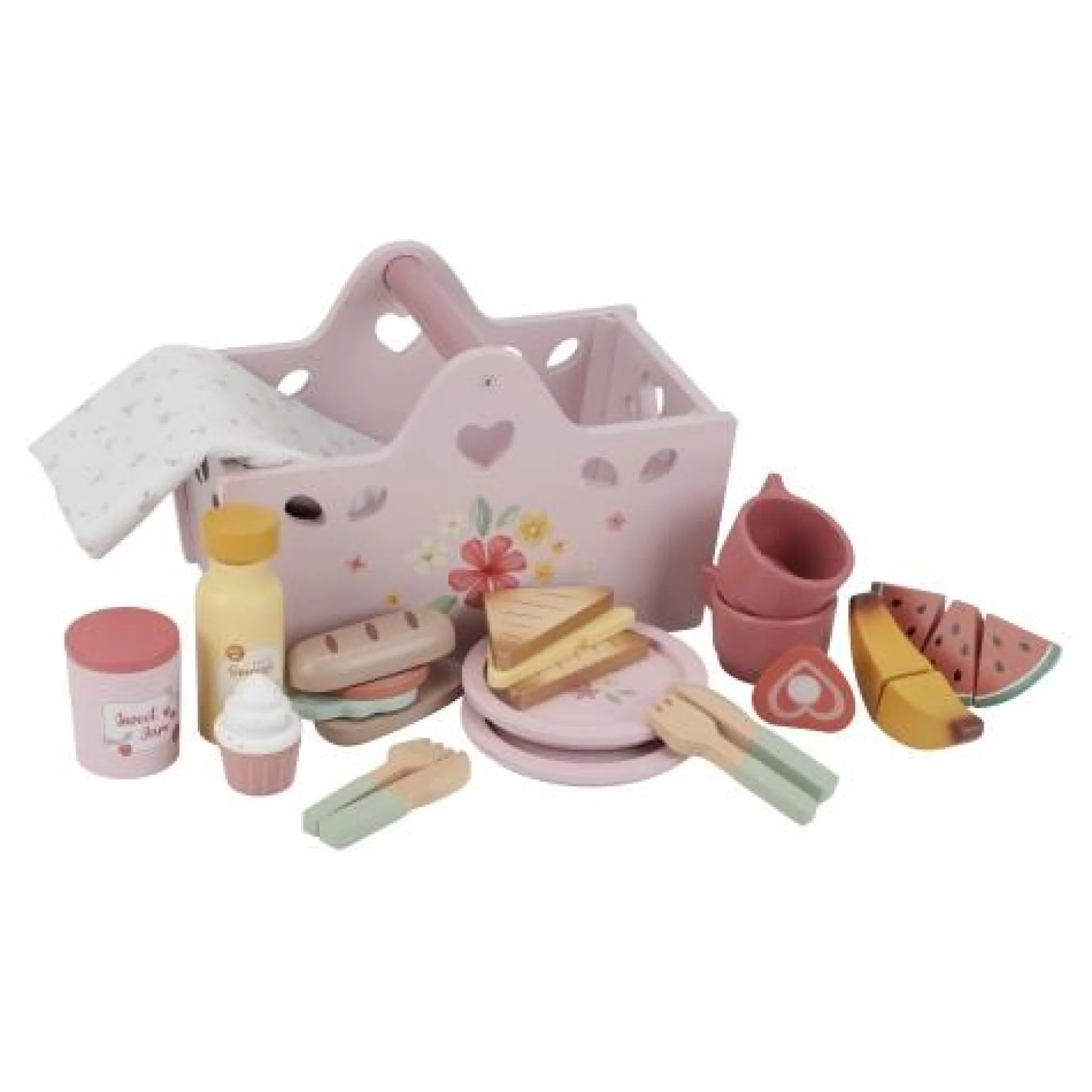 Little Dutch Wooden Picnic Set - Multicolored - Essentials New