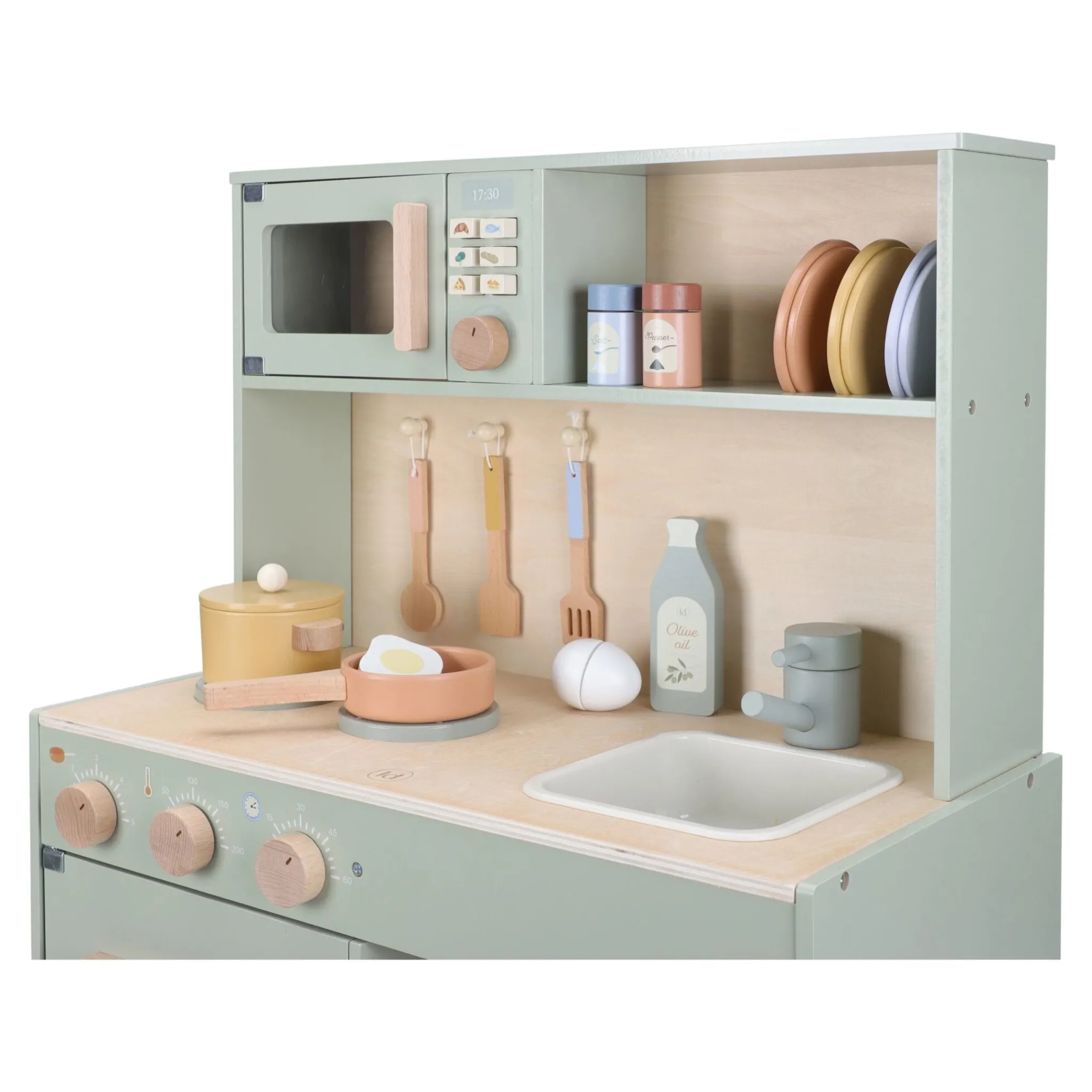 Little Dutch Wooden play kitchen - Green - Essentials Outlet
