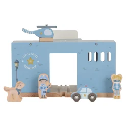 Little Dutch Wooden police station – Blue – Essentials Hot