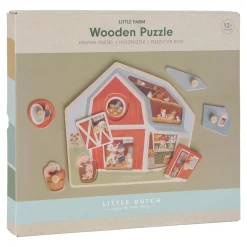 Little Dutch Wooden puzzle Little Farm Best