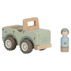 Little Dutch Wooden safari car - Green Discount