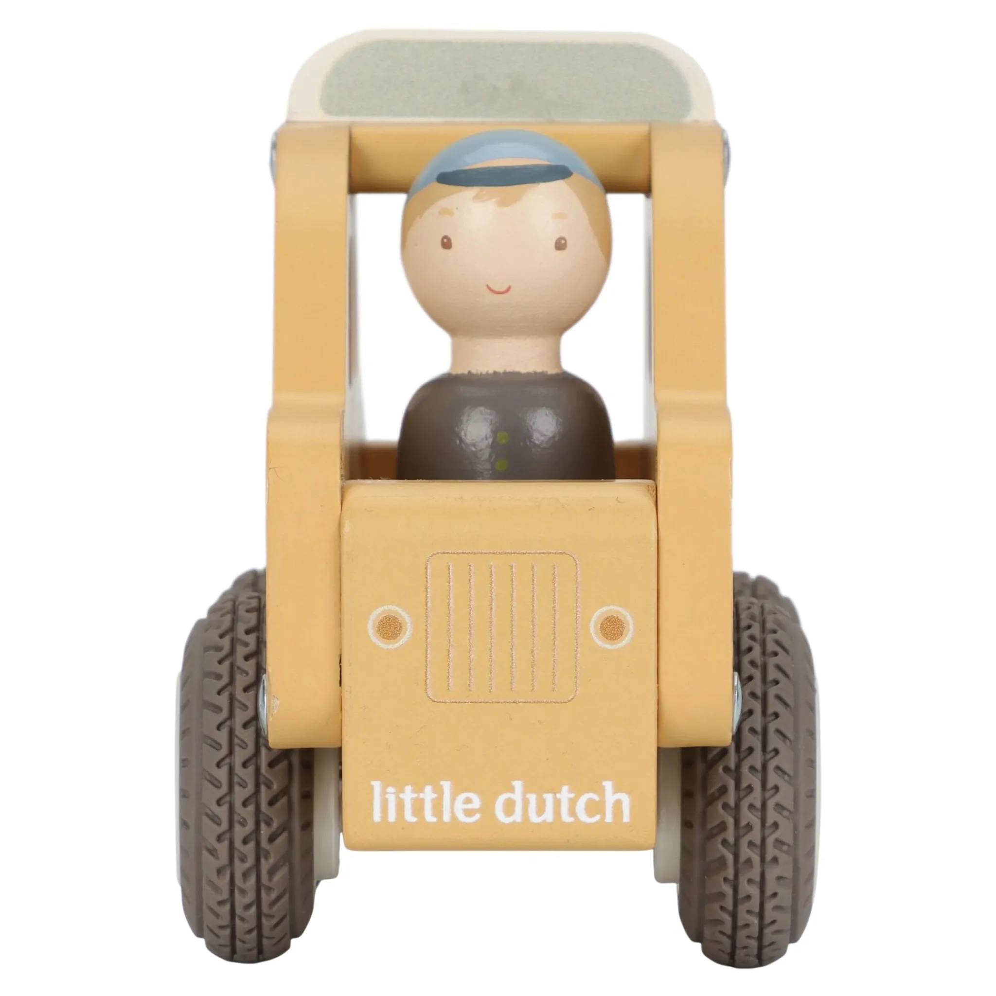 Little Dutch Wooden taxi – Yellow – Essentials New