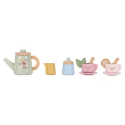 Little Dutch Wooden tea set - Multicolored - Essentials Discount