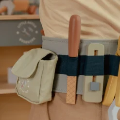 Little Dutch Wooden tool belt - Blue - Essentials New