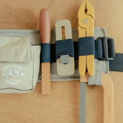 Little Dutch Wooden tool belt - Blue - Essentials New