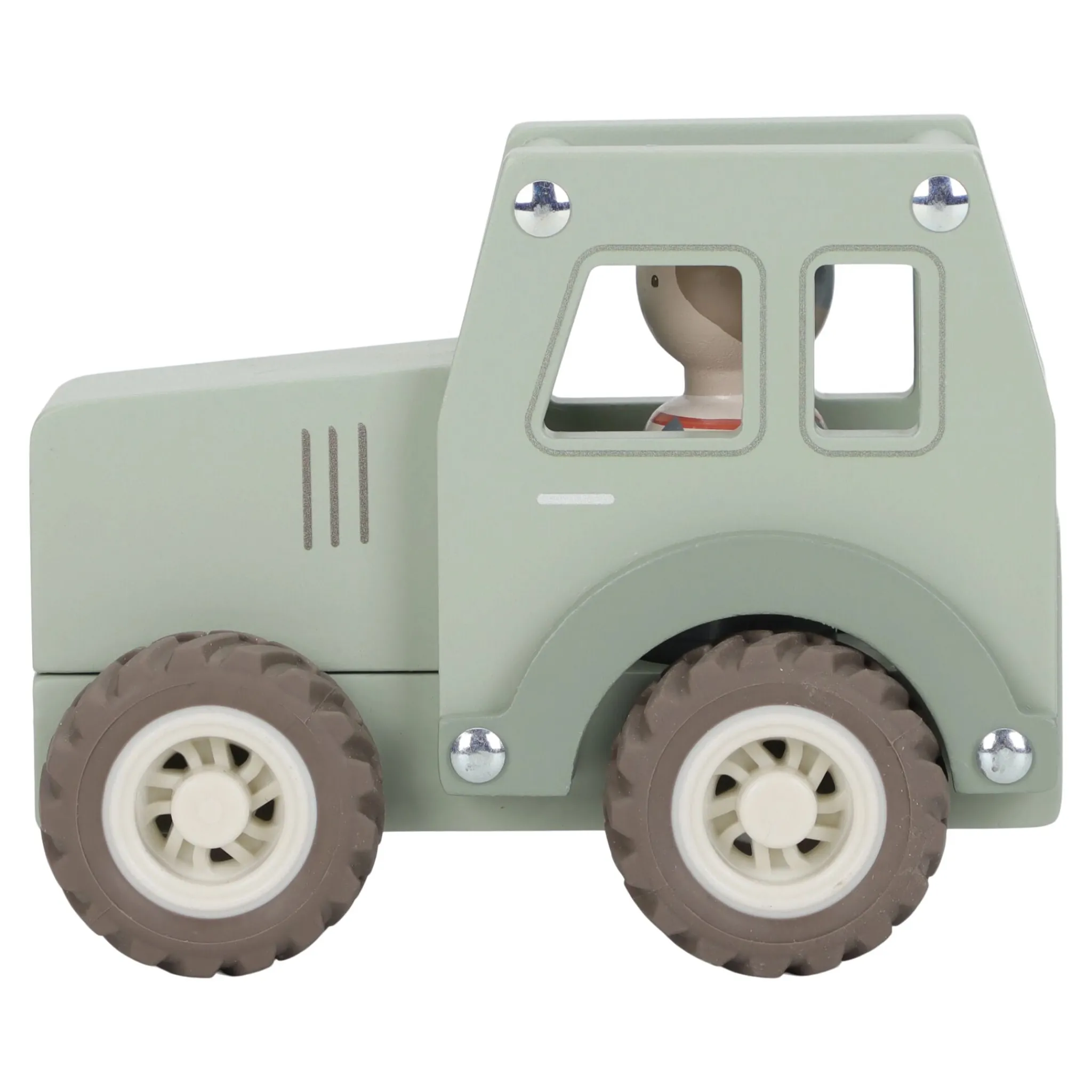 Little Dutch Wooden tractor - Green