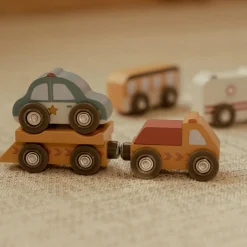 Little Dutch Wooden vehicle set – Multicolored – Essentials Outlet