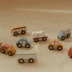 Little Dutch Wooden vehicle set – Multicolored – Essentials Outlet