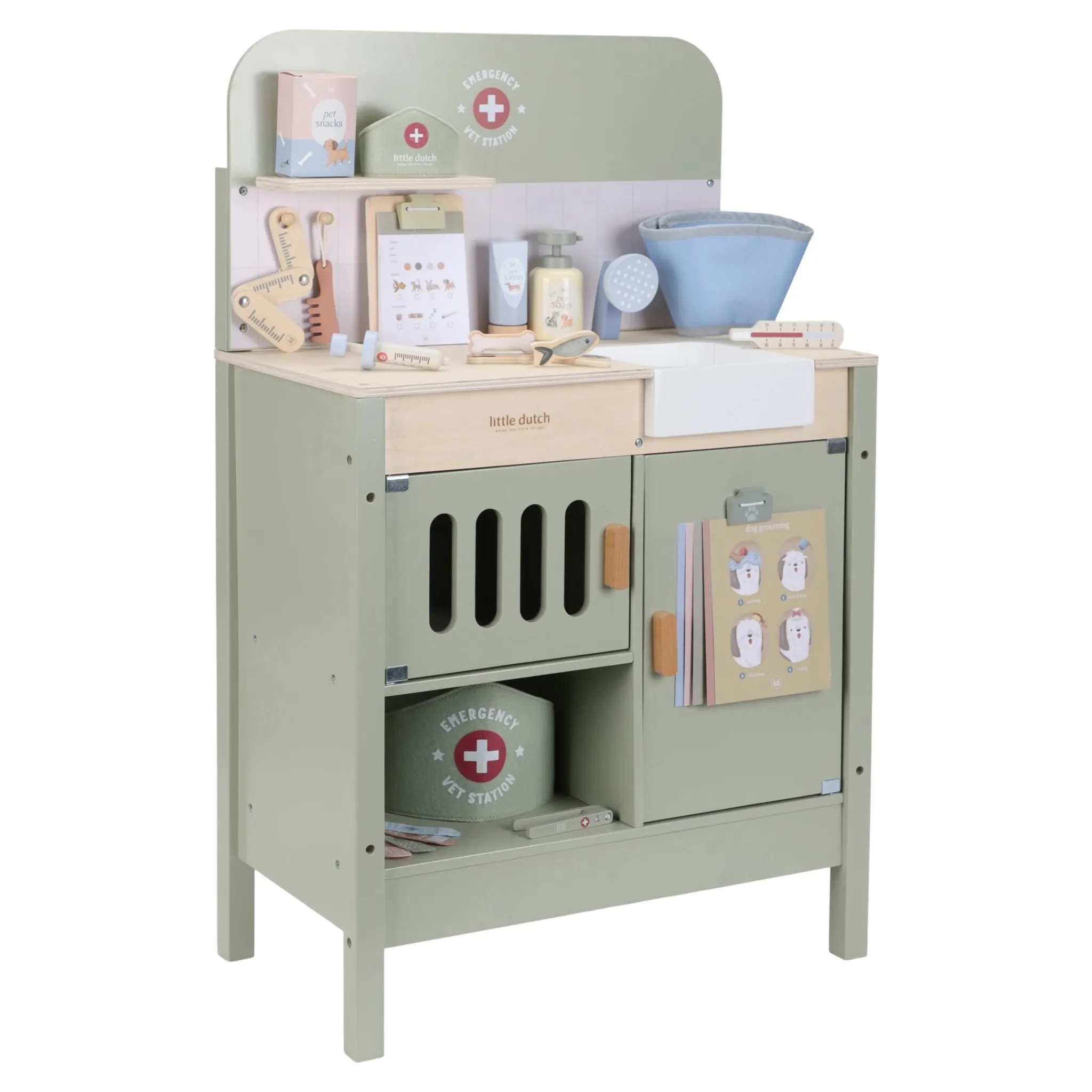 Little Dutch Wooden veterinary practice – Green – Essentials Discount