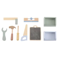 Little Dutch Wooden workbench - Blue - Essentials