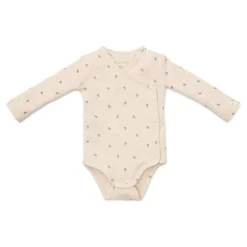 Little Dutch Wrap-around long sleeve romper - Sand - Little Farm Best